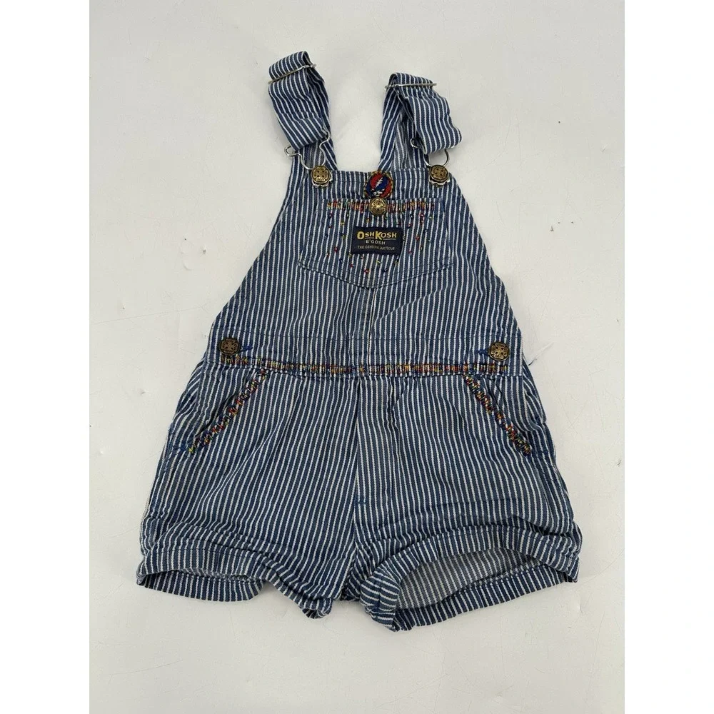 Vintage Oshkosh B'gosh Overalls Vestbak Shortalls Size‎ 4 Toddler (Customize)